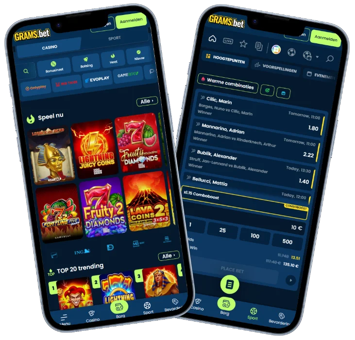 GramsBet Casino op je telefoon