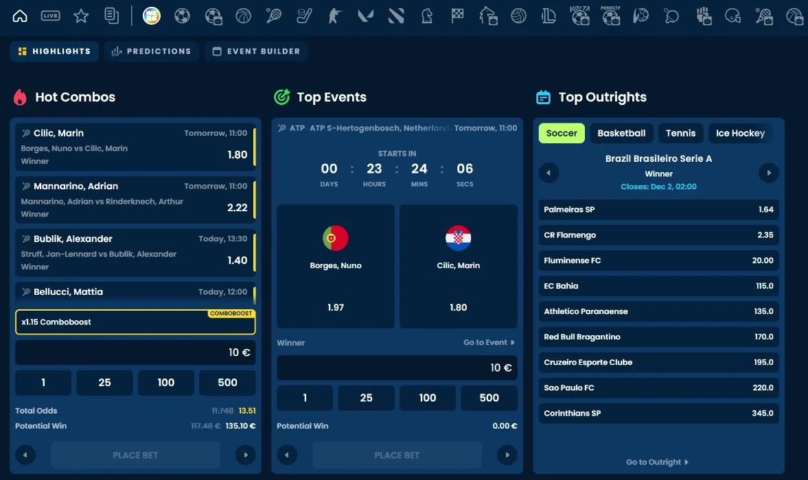 GramsBet Casino Sportsweddenschappen