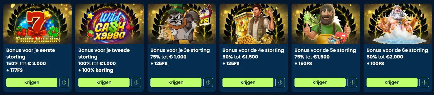 GramsBet Casino Welkomstbonus